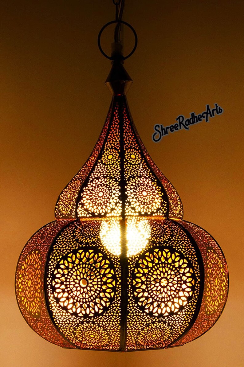 Moroccan Pendant Light Moroccan lamp Hanging Lamp Ceiling Etsy