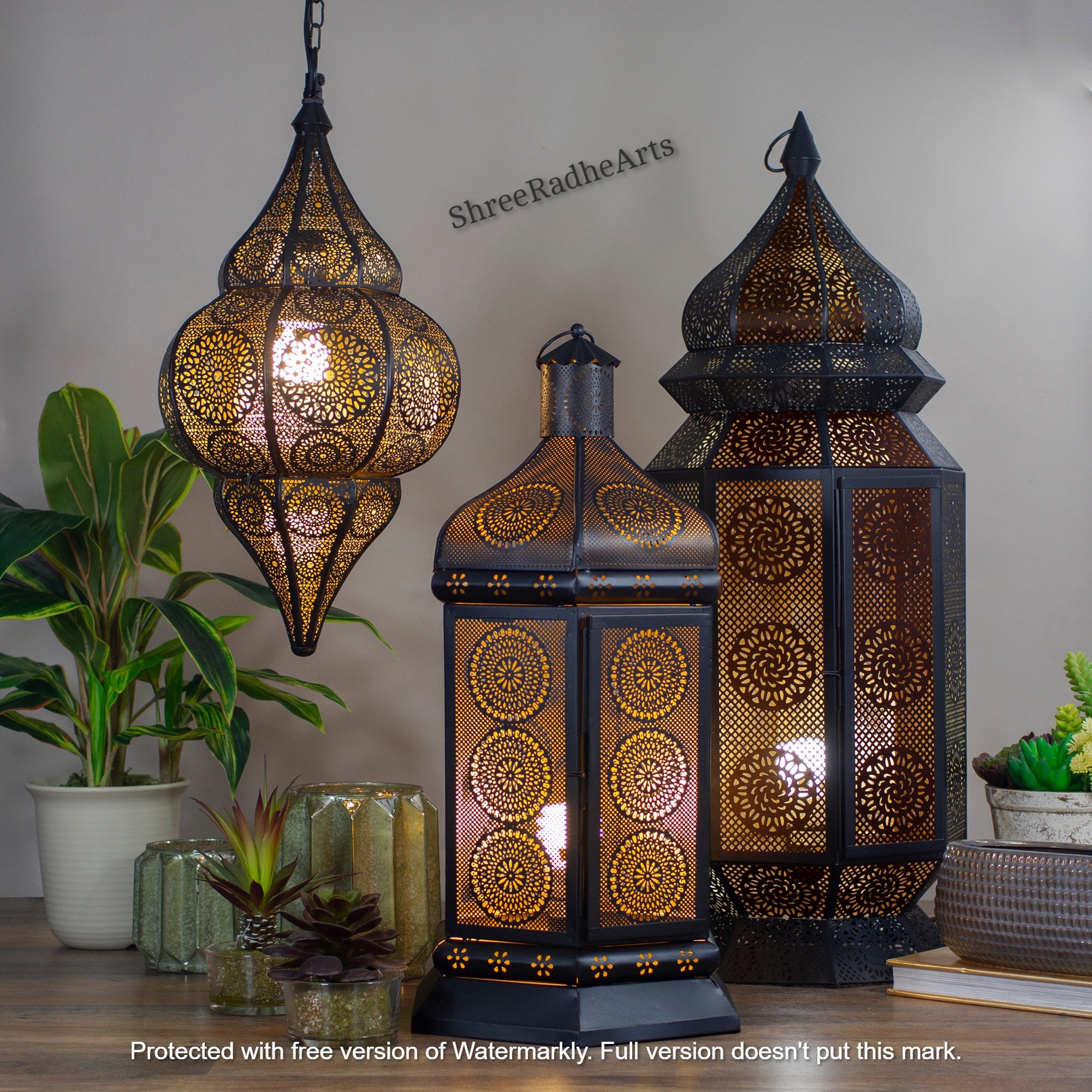 Moroccan Lamp table Floor Lamp Boho Decor Moroccan Etsy