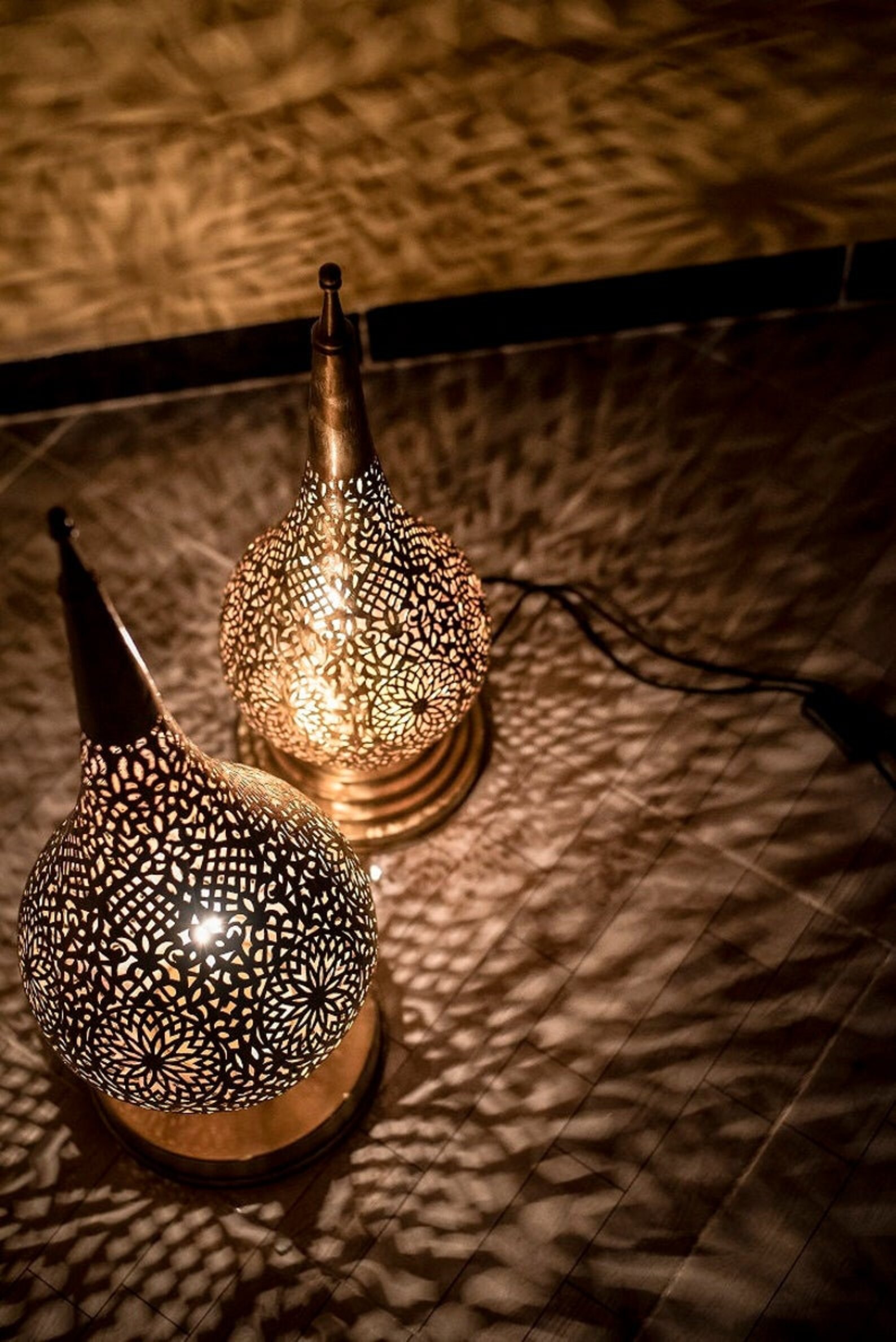 Moroccan Bedside Lamp Standing Lamp Moroccan lighting Etsy