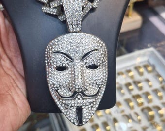 Fashion Hip Hop Necklace Iced Out Diamonds Pendant Necklace For Men And Rapper Jewelry Gift 14k Gold Plated Customized Pendant