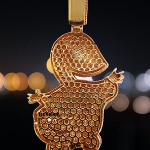 Riff Raff Cartoon Character Rapper Riff Raff HIMSELF Sporting Customized Cartoon Hip Hop Pendant ...