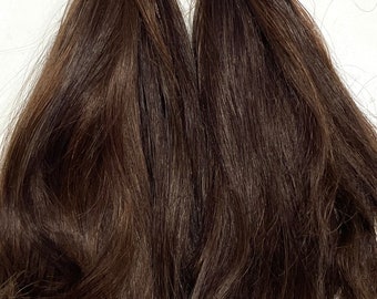 10” Topper - Dark/chocolate brown human hair // Clip in hair topper, Thinning hair, Real hair loss solutions, Lace front wigs, Bespoke wigs