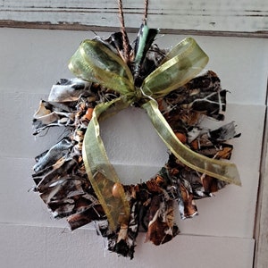 Mason Jar Lid &quot;Camouflage Wreath&quot;