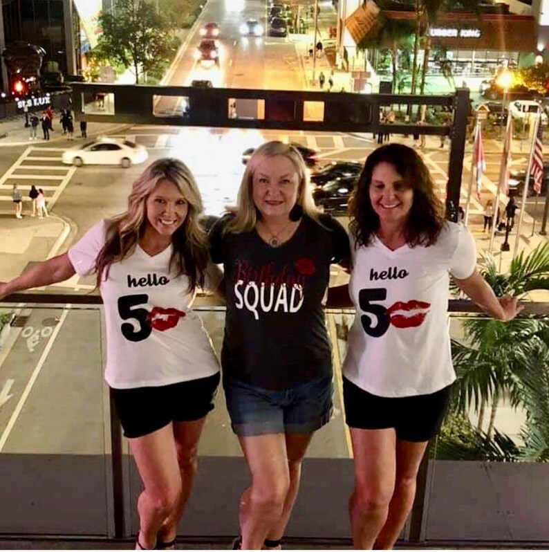 Birthday Friend Shirt Birthday Shirts Unisex Tshirt Squad Shirt, Birthday Squad T-shirt