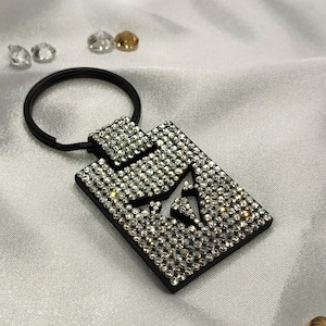 Original OEM Cupra | Keychain Keyring Logo Emblem Batch | with original Preciosa® crystals | Formentor Terramar Tavascan Born Ateca Leon