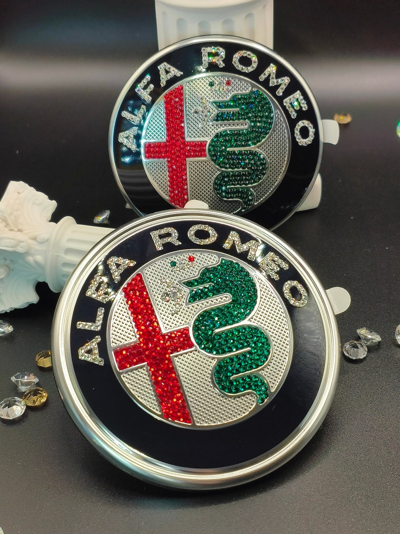 Decorazione Veicoli Quadrifoglio GT KENANS KENANS Adesivo Logo Auto Per Alfa Romeo - Emblema Decorativo Per Mito, Stelvio, Giulietta, Tonale Accessori Alfa Romeo