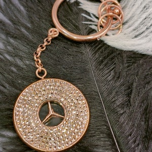 Mercedes-Benz Key Ring Prague Rose Gold