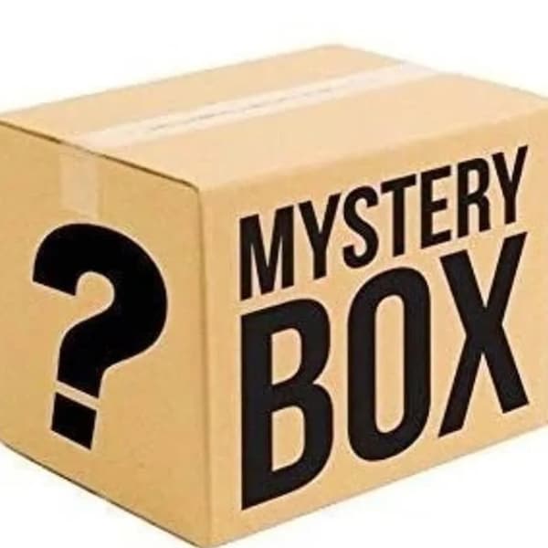 Mystery box. Surprise boxes full of goodies that are made especially for you. Homemade and items from my boutique. Great gifts. Special