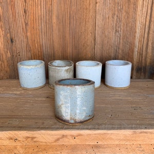 Handmade Stoneware Espresso Cup: Rustic Ceramic Pottery