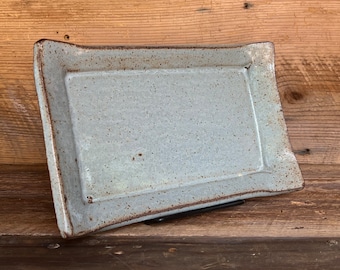 Handmade Ceramic Catch All Tray, Beautiful Vanity Tray, Serving Platter, Bath Tray, Nightstand organizer, Bed Bath and Beyond, Pottery