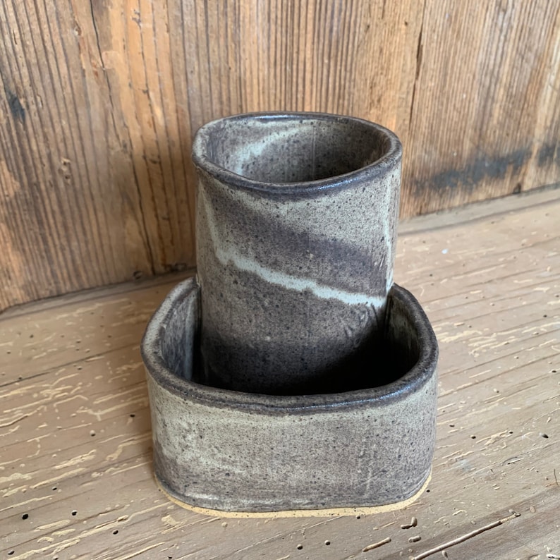 Soap and Sponge Holder Handmade Ceramic Pottery INCLUDES Etsy