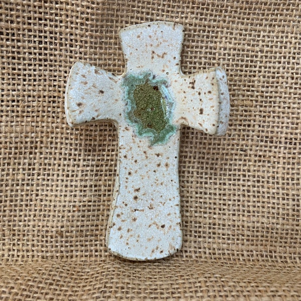 Ceramic Holding Crosses, Prayer Crosses, Hand Made Pottery