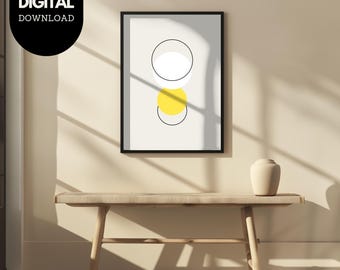 Lager Beer Pint Glass Abstract Wall Art Print | Instant Digital Download