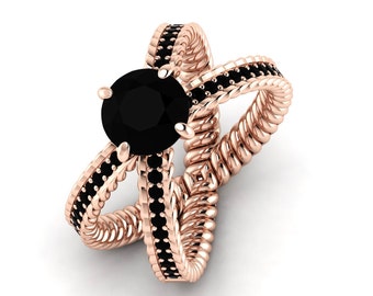 dainty ring Black onyx ring black ring delicate ring wire wrapped ring sterling silver ring gemstone ring black spinel ring