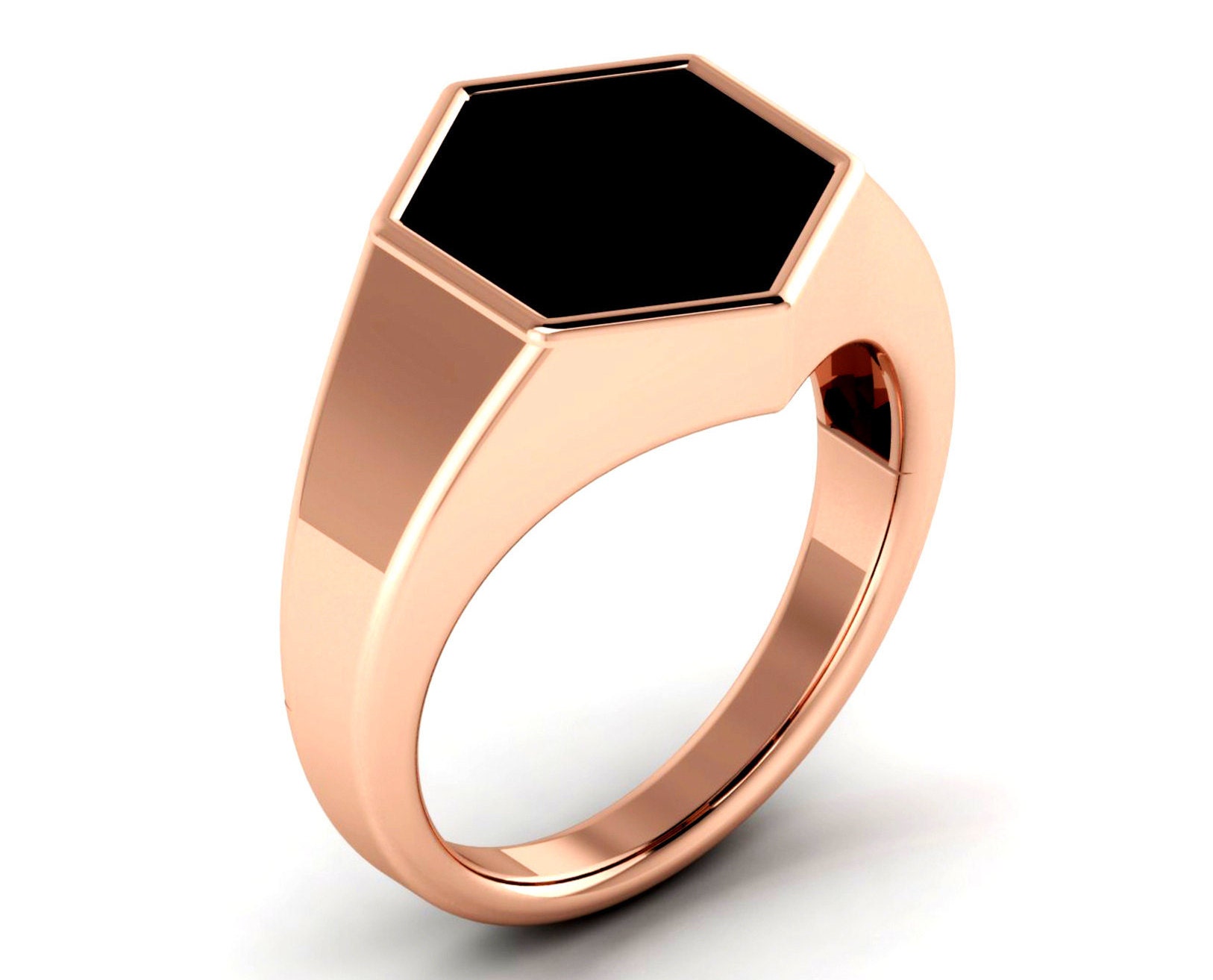 Rose Gold Black Onyx Ring Man Silver Ring Vintage Ring For Man Etsy Rose Gold Black Onyx Ring Man Silver Ring Vintage Ring For Man Etsy