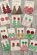 Huge Polymer Clay Pre-Christmas Sale! Cute Christmas Earrings & All earrings ship FREE within the US! Christmas Earrings //40+ Styles!!! 
