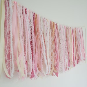 Choose your colour - luxury ribbon garland bunting for home decor or reusable party decor