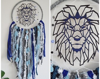 Choose your colour, lion dreamcatcher wall hanging