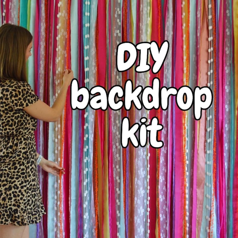 Ribbon Backdrop - Etsy