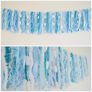 Choose your colour - luxury ribbon garland bunting for home decor or reusable party decor