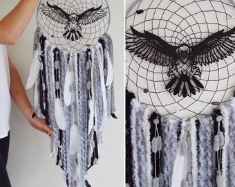Choose your colour, large eagle dreamcatcher wall hanging