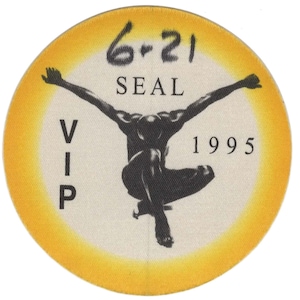 SEAL Tour Backstage Pass from 1995 - VIP - vintage and used