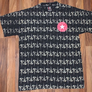 Vintage Queensryche &quot;Empire&quot; Full Print Shirt 1992 - black - shipping to USA only by sea mail