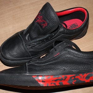 Original Slayer Vans Shoes Sneaker Band Edition Old Skool | Etsy