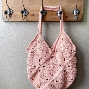 Hannah Tote Bag Pattern PDF Digital Download Granny Square Crochet Bag ...