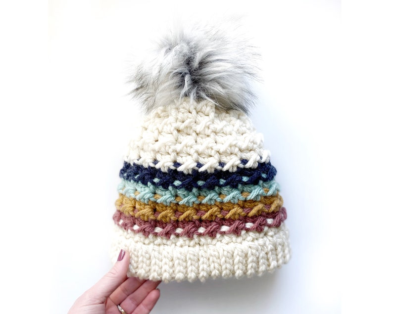 Winter Waves Chunky Crochet Beanie Pattern / PDF Only / Digital ...