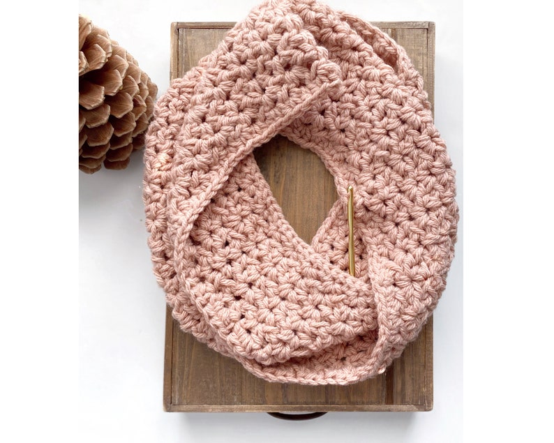 Sierra Infinity Scarf Pattern Crochet Digital Download PDF only image 6