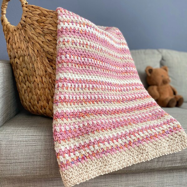 Crib Crochet Blanket Etsy