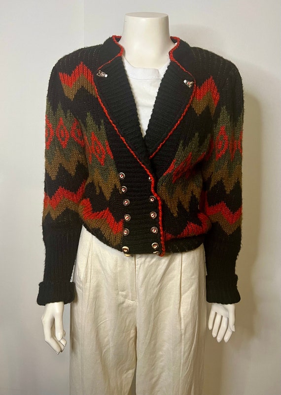 Vintage Austrian Mohair and Wool Sweater