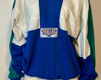 Nike Vintage ‘Pro Club’ Colorblock Pullover Longsleeve Top Sweatshirt