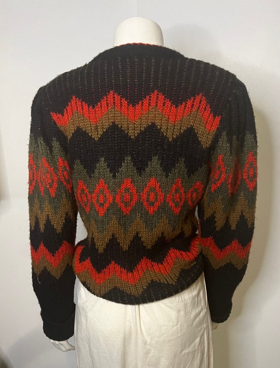 Vintage Austrian Mohair and Wool Sweater - image 3