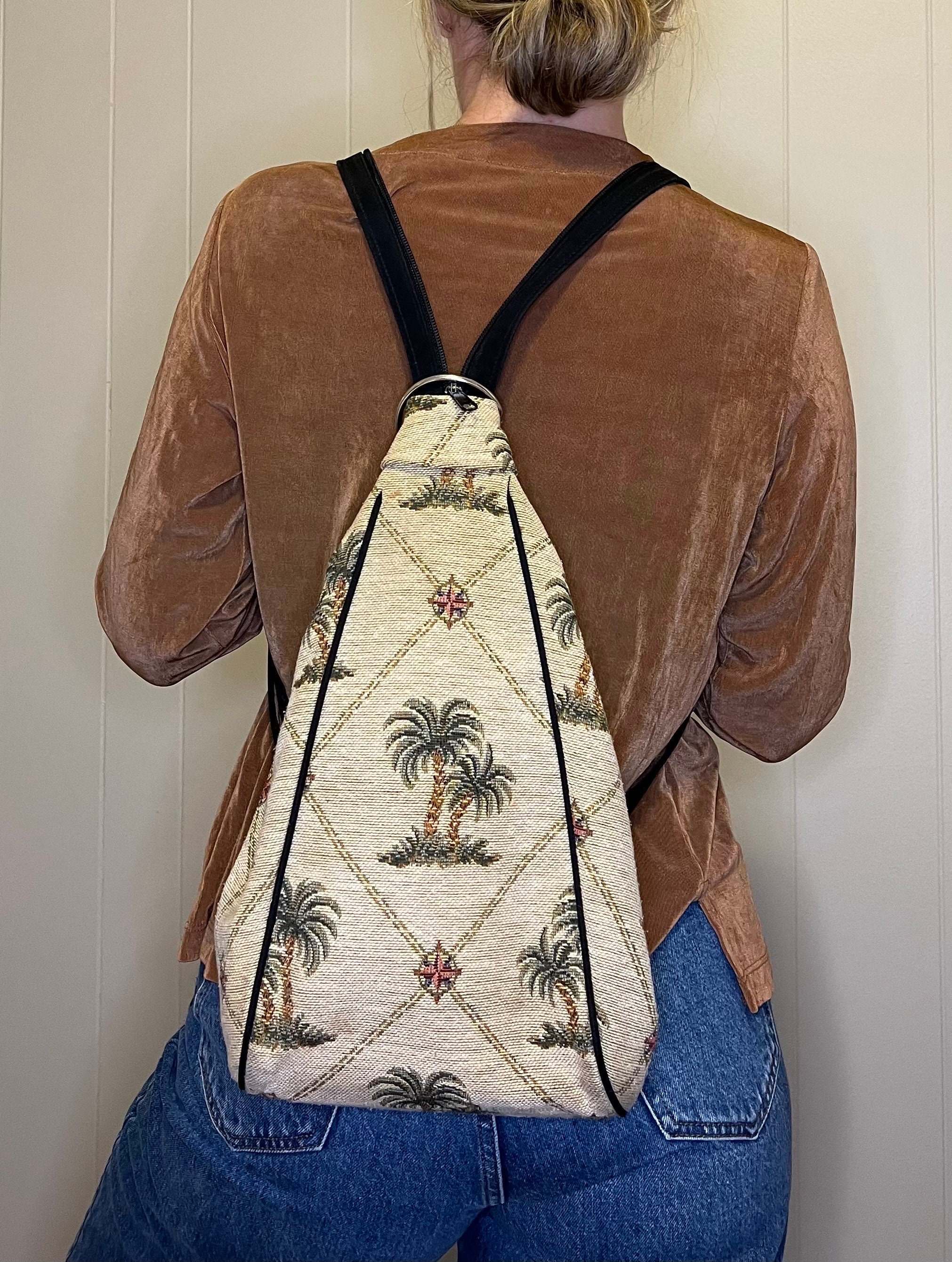 Festival Backpack Tropical Palm Tree Tapestry S789ff278426c4939a24c8c78fc5c9  main image 2