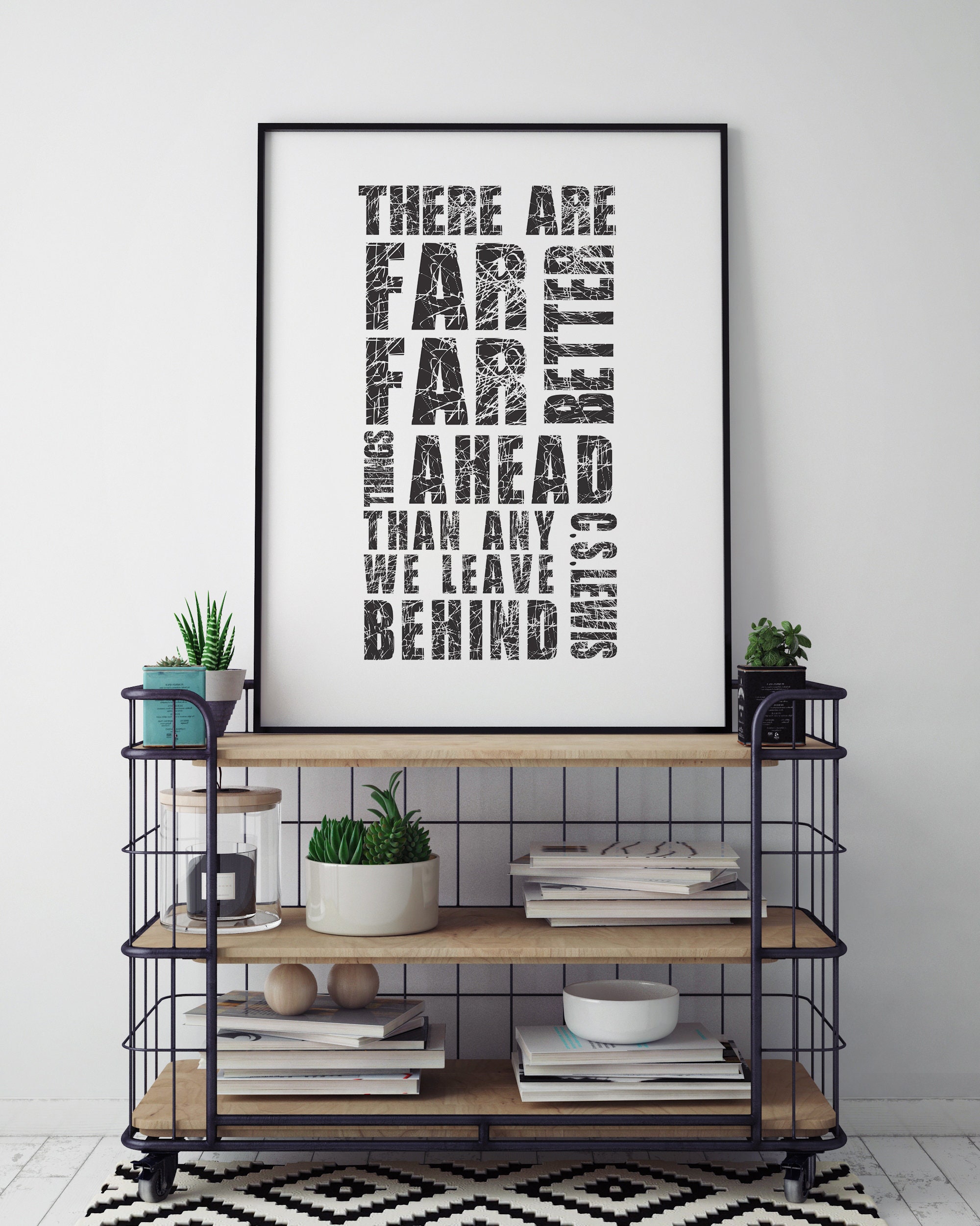 CS Lewis Literary Quote 'there Are Far Far Better Things Ahead Than Any ...