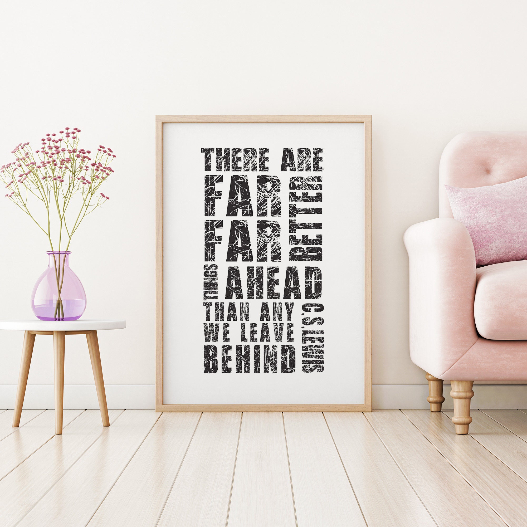 CS Lewis Literary Quote 'there Are Far Far Better Things Ahead Than Any ...