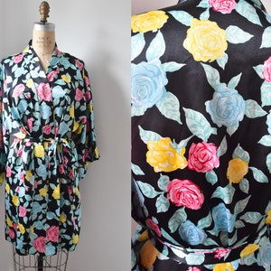 90s Endearments Pastel Rose Dressing Robe