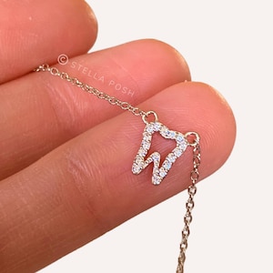 Dainty Tiny Tooth Necklace - Dental Gift for Her - .925 Sterling Silver Hypoallergenic and Tarnish Resistant