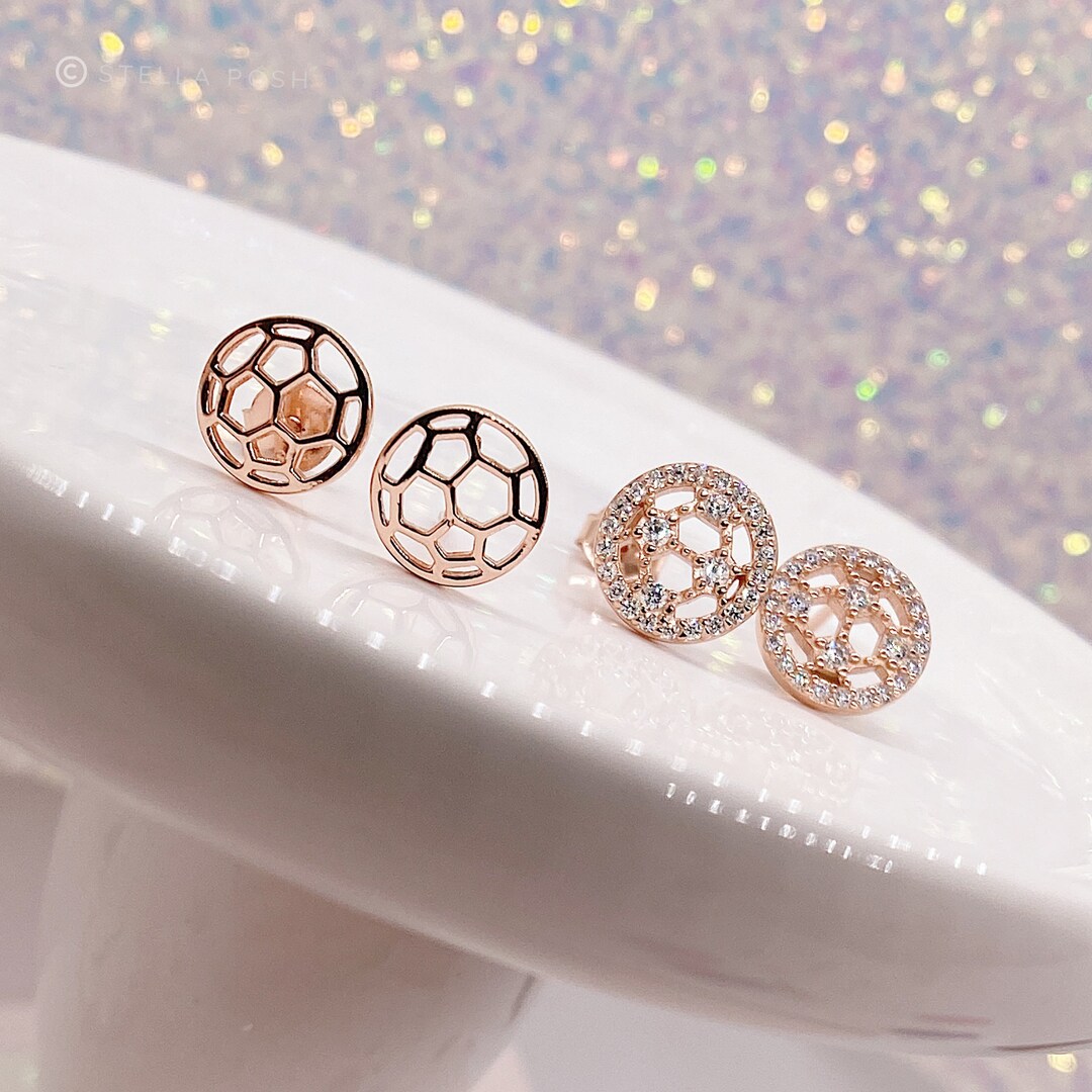 Tiny Soccer Ball Earrings / Soccer Girl Gifts / Gift for Etsy