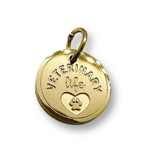 Veterinary Charm for Jewelry Making - Veterinarian Charm - Unique Charms