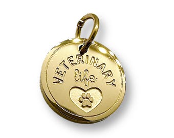Veterinary Charm for Jewelry Making - Veterinarian Charm - Unique Charms
