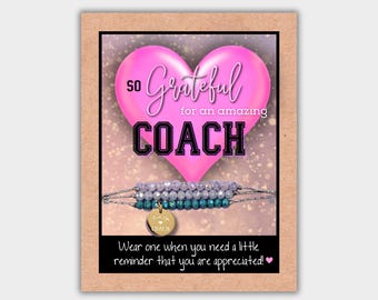 Gift for Coach - Adjustable Bracelet Set - Hypoallergenic and Tarnish-Resistant