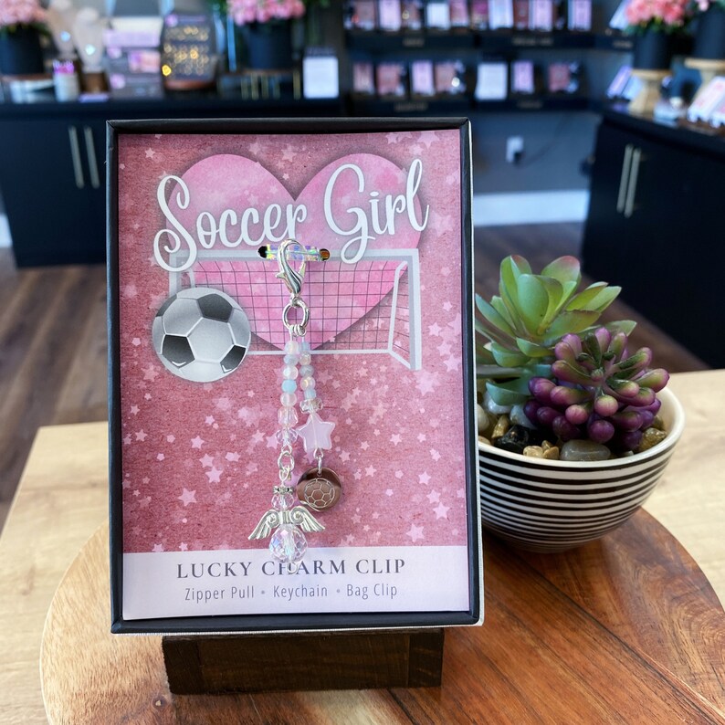 Soccer Charm Bag Clip Soccer Team Banquet Holiday Gift Etsy