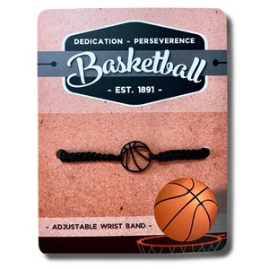Basketball Wristband | Gift for Basketball Player | Team Basketball Gift | Basketball Dad Gift | Basketball Coach Gift | Basketball Mom Gift