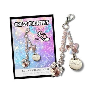 Cadeau pour les coureurs de cross-country - clip souvenir XC personnalisé - fabriqué aux États-Unis