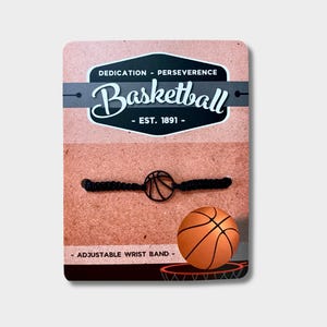 Men&#39;s and Boys&#39; Basketball Bracelet - Basketball Gift for Him - Hypoallergenic and Tarnish Resistant