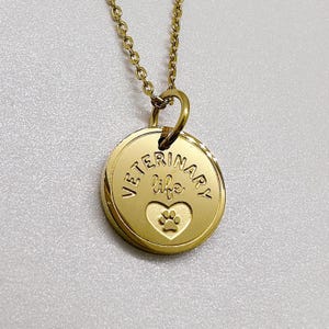 Veterinary Life Necklace - Hypoallergenic and Tarnish-Resistant | Gift for Veterinarian or Vet Office Staff