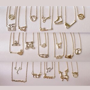 Dainty Tiny Field Hockey Necklace - 18k Gold-Plated image 17